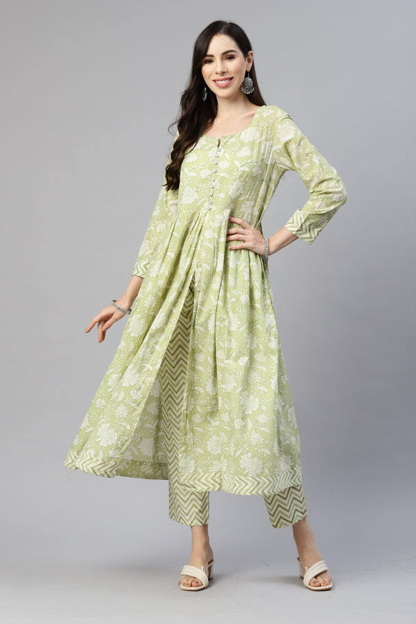 Myaza Women Kurta Pant With Dupatta Set